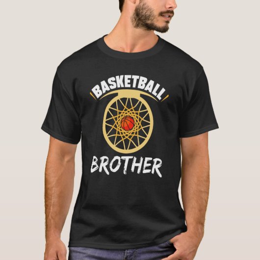 Basketball Brother Hobby Basketballer Player T-Shirt (Vorderseite)