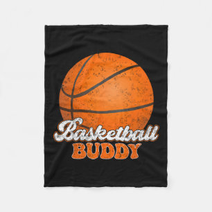Basketball Buddy Familie passt zu Männern Frauen Fleecedecke