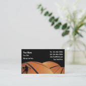 Basketball Business Cards Visitenkarte (Stehend Vorderseite)