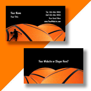 Basketball Business Cards Visitenkarte