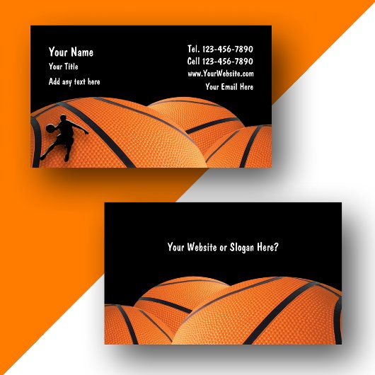 Basketball Business Cards Visitenkarte