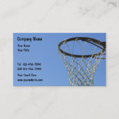 Basketball Business Cards Visitenkarte (Vorderseite)