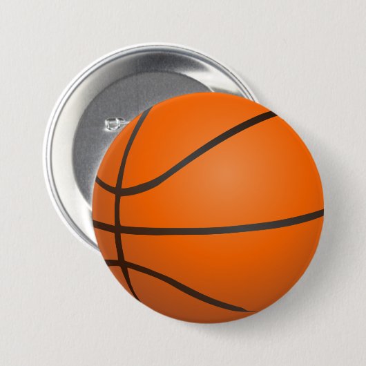 Basketball Button (Vorne & Hinten)