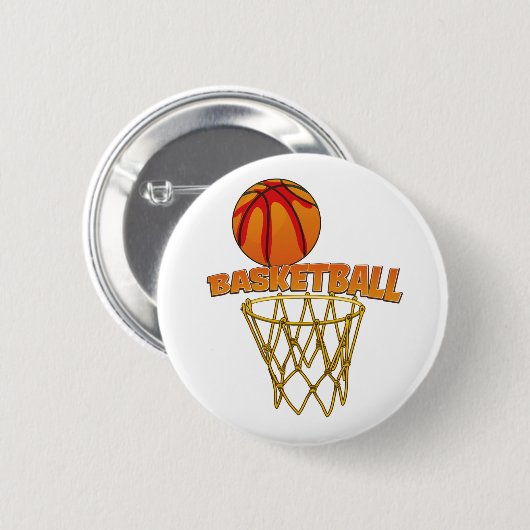Basketball Button (Vorne & Hinten)