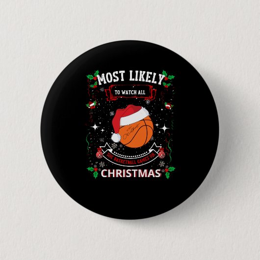 Basketball Button (Vorderseite)