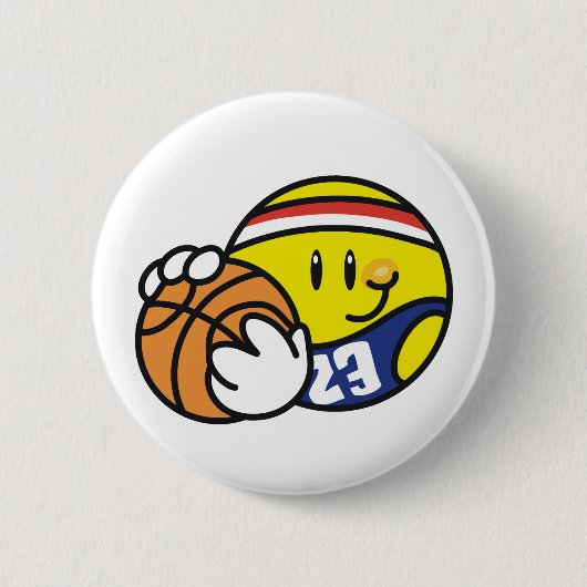 Basketball Button (Vorderseite)