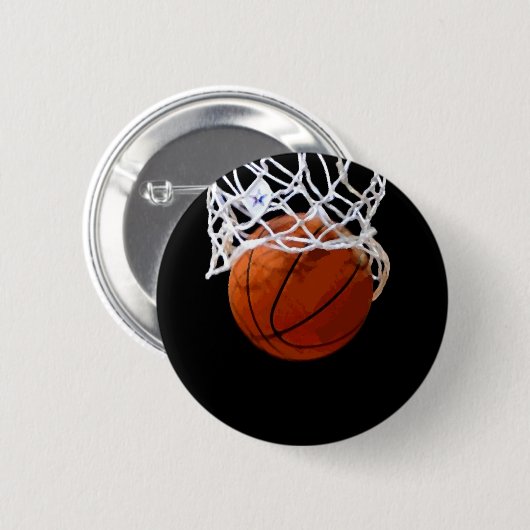 Basketball Button (Vorne & Hinten)