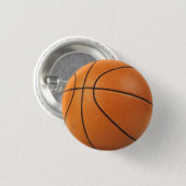Basketball Button / Knopf - Ich Herz Hoops! (Vorne & Hinten)