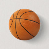 Basketball Button / Knopf - Ich Herz Hoops! (Vorderseite)