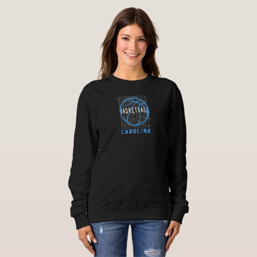 Basketball Carolina Raglan Sweatshirt (Vorne ganz)