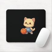 Basketball Cat Ba Mousepad (Mit Mouse)