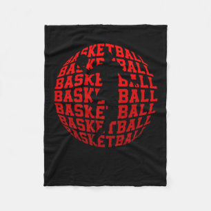 Basketball Champion Basketball Spieler Fans Retro Fleecedecke
