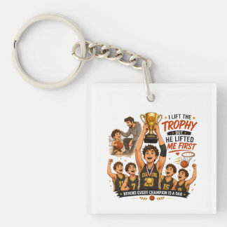Basketball-Champion-Vater Dankeschön-Geschenk Schlüsselanhänger
