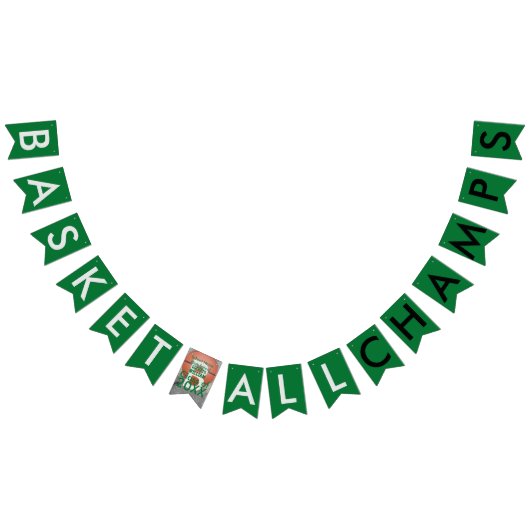 Basketball Champs Green Banner (Alle)