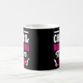 Basketball Cheer Graphic Women Mama Cheerleader Kaffeetasse (Mittel)