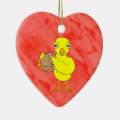 Basketball Chick Keramik Ornament (Rechts)