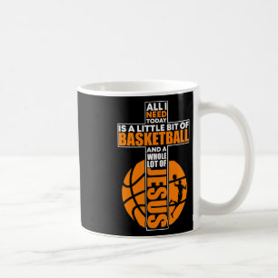 Basketball Christlich Cross Kaffeetasse