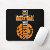 Basketball Christlich Cross Mousepad (Mit Mouse)