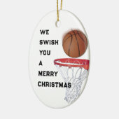 Basketball Christmas Collectif Keramikornament (Links)