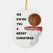 Basketball Christmas Collectif Keramikornament (Vorne)