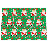 Basketball Christmas Holiday Große Geschenktüte (Vorderseite)