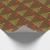 Basketball Christmas Tree Geschenkpapier (Ecke)