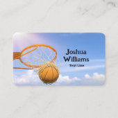 Basketball Coach Agent Visitenkarte (Vorderseite)