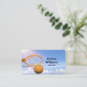 Basketball Coach Agent Visitenkarte (Stehend Vorderseite)