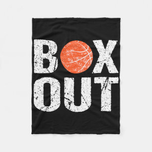 Basketball Coach Box Out Sprichwort Neuheit Gesche Fleecedecke