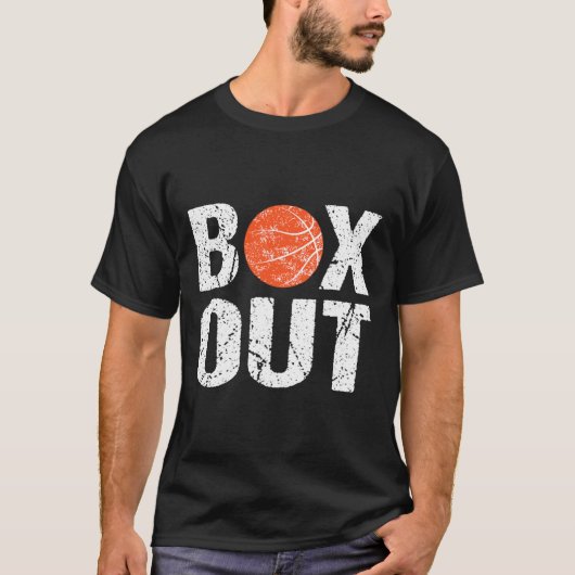 Basketball Coach Box Out Sprichwort Neuheit Gesche T-Shirt (Vorderseite)