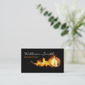 Basketball Coach Business Card Visitenkarte (Stehend Vorderseite)