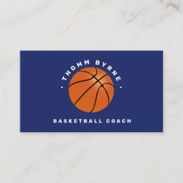Basketball Coach Business Card Visitenkarte