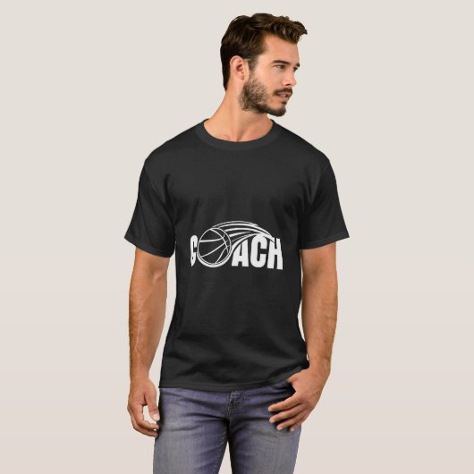 Basketball Coach Coaching Basketballer Trainer T-Shirt (Vorne ganz)