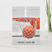 Basketball Coach Danke (Vorderseite)