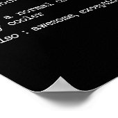 Basketball Coach Definition Bball Coach Funny Poster (Ecke)