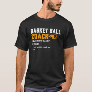 Basketball Coach Definition Geschenk Sonniges Bask T-Shirt