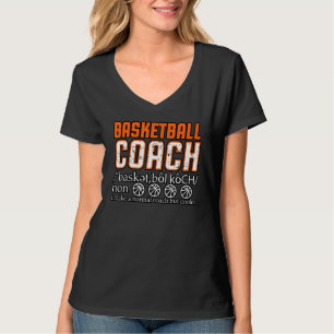 Basketball Coach Dictionary Sport Men Women Kids T-Shirt