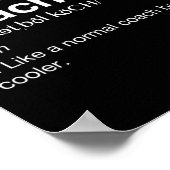 Basketball-Coach Geschenk Spaß Basketball Definiti Poster (Ecke)