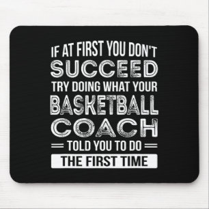 Basketball Coach Geschenk Spaß Danke, Geschenk Mousepad