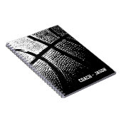 Basketball-Coach-Notizbuch | PERSONALISIERT Notizblock (Rechte Seite)