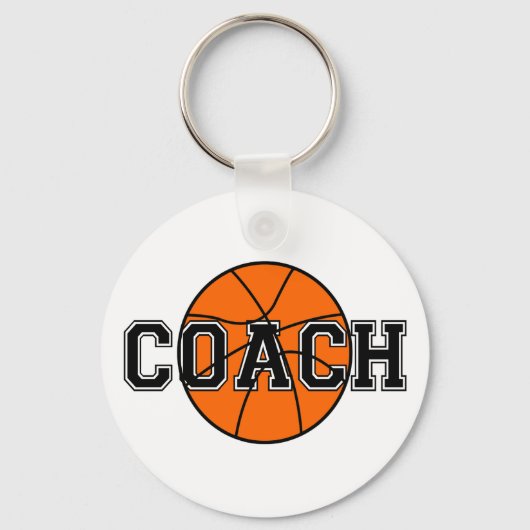 Basketball Coach T - Shirt und Geschenke. Schlüsselanhänger (Vorderseite)