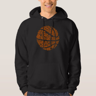 Basketball Coach Typografie Basketball Liebe Hoodie
