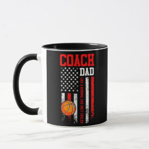 Basketball Coach Vater Basketball US-Spieler Tasse
