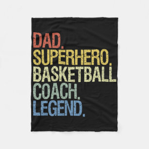Basketball Coach Vater Fleecedecke