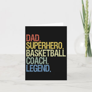 Basketball Coach Vater Karte