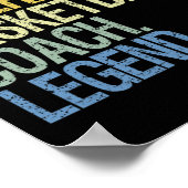 Basketball Coach Vater Poster (Ecke)