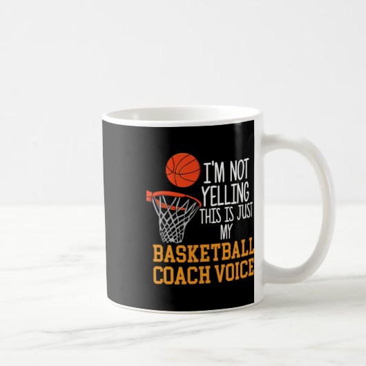 Basketball Coach Voice Kaffeetasse (Rechts)
