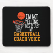 Basketball Coach Voice Mousepad (Vorne)