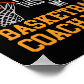 Basketball Coach Voice Poster (Ecke)