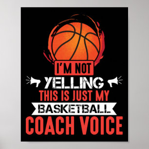 Basketball Coach Voice Poster